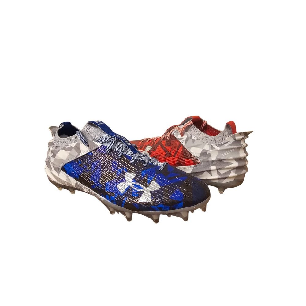 Under Armour Blur Smoke 2.0 "USA" Freedom Football Cleat Size (12.5) 3026341 100